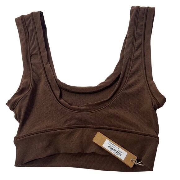 SKIMS Summer Mesh Scoop Bralette and T-String Thong Jasper XXS - Picture 5 of 12